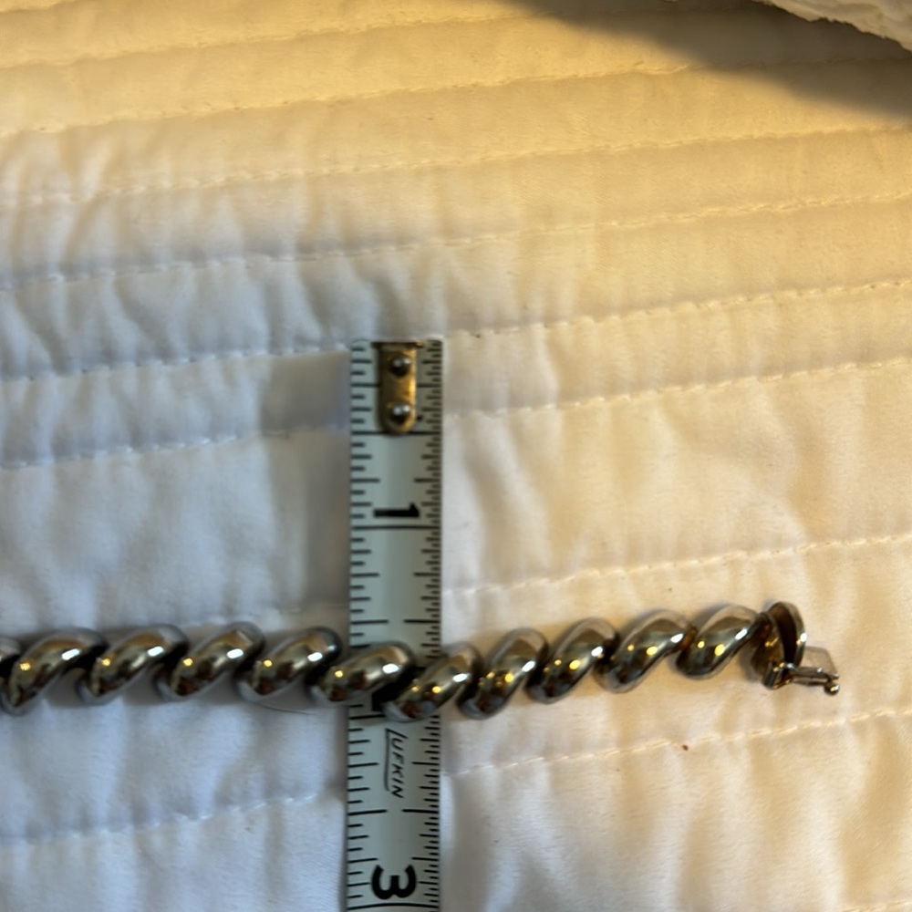 VTG San Marco Sterling silver bracelet - Picture 8 of 11